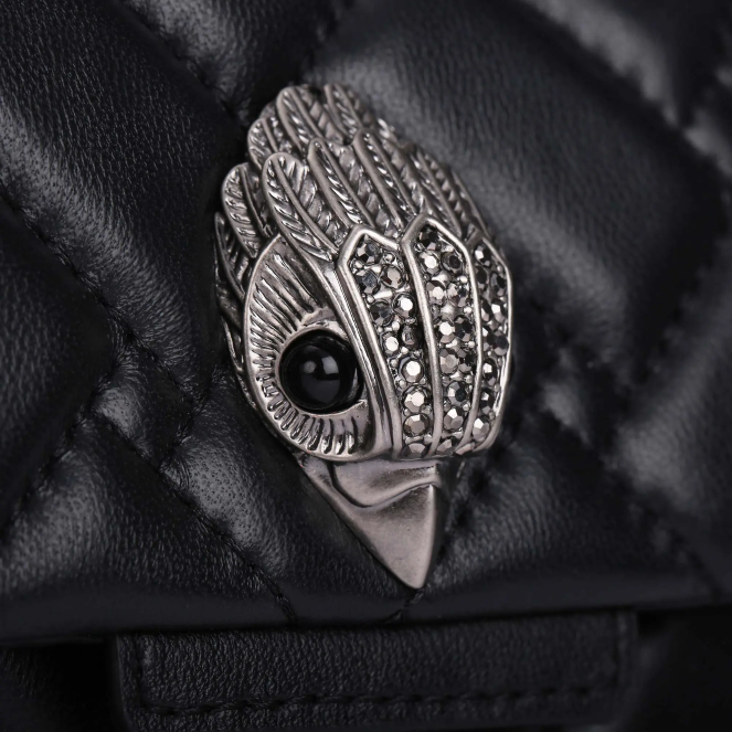 Kurt Geiger mujer london cuero medio kensington 2LPR99 | bolsas negro